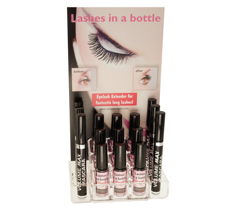 Lashes in a bottle Display MIX